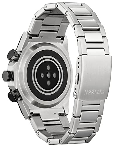 Citizen Cz Smart Pq2 Hybrid Smartwatch With Youq Wellness App Featuring Ibm Watson® Ai And Nasa Research, Black And White Customizable Display, Bluetooth, Hr, Activity Tracker, 18-Day Battery Life #TOP1