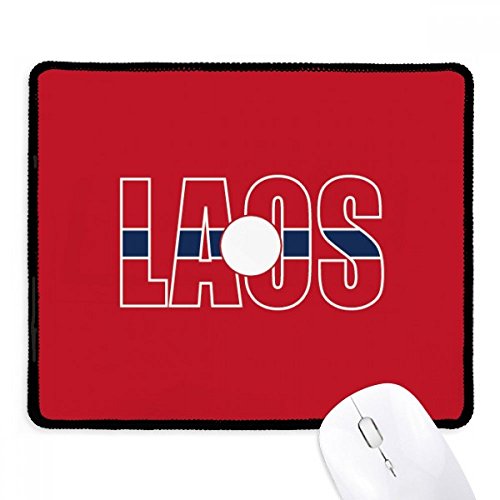 Mousepad antideslizante de Laos: bordes cosidos para un juego fluido