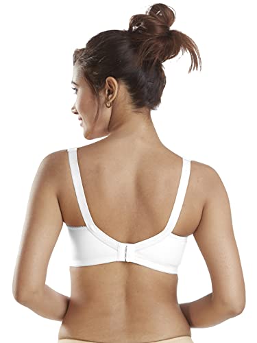 Image of DAZZLE Women's Full Coverage Wirefree Non-Padded Bra White