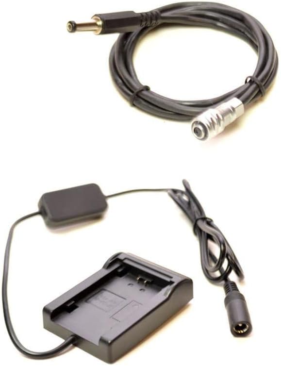 Bescor LP-E6 Battery Plate Kit with 2-Pin BMPCC 6K/4K Power Cable