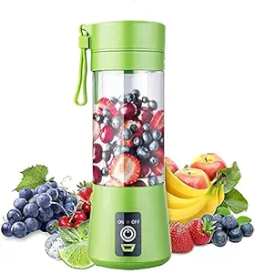 Portable Blender, USB Rechargeable Mini Juicer Blender, Electric Juicer Bottle Blender Grinder Mixer, Personal Size Blender for Juices, Shakes and Smoothies Fruit Juicer Machine (MULTI) ( - ?JUICER-42)