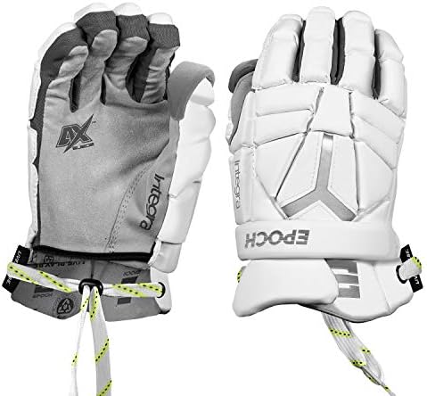 Epoch Lacrosse Integra Pro Goalie Gloves (Large (13"), White)