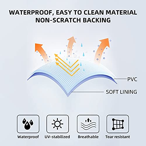 Image of VINPATIO Tire Covers 4 Pack for RV Wheel Covers Set Upgraded Waterproof UV Sun Tough Tire Wheel Protector for Truck, SUV, Trailer, Camper, RV Universal,Ftis to 33''-35'' Wheels