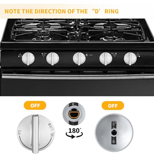 Boutons de four Whirlpool Gas Range et table de cuisson Jenn-Air WP74009147