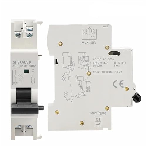 Disjoncteur GYM9 1A-63A avec dispositif de déclenchement de tension UV9 domestique