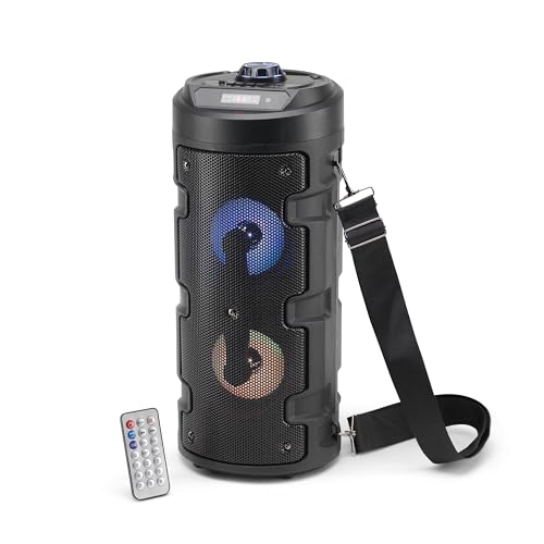 RED5 Typhoon 101 Wireless Bluetooth RGB LED Illuminated Dual Party Speaker