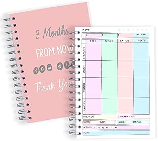 12 Wk Slimming World Food Diary Compatible Diet Planner Notebook Journal - SW Pastel 1 -ThankYourself Peach