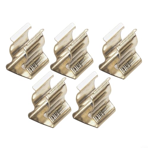 Image of Spring Terry Clips, Spring Steel Tool Clips, Heavy Duty Hangers, Manganese Steel Open Type for Garage Shed Storage, 10 Pack(6mm)