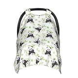 Panda Baby Car Seat Canopy Cover, Nursing Cover for Newborn, Panda Baby Stuff, Stroller Cover for All Seasons