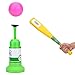 Alomejor Jeu de Baseball Batte de Baseball et balles Lanceur de Semi-Automatique Jouet d'intérieur et d'extérieur pour Enfants