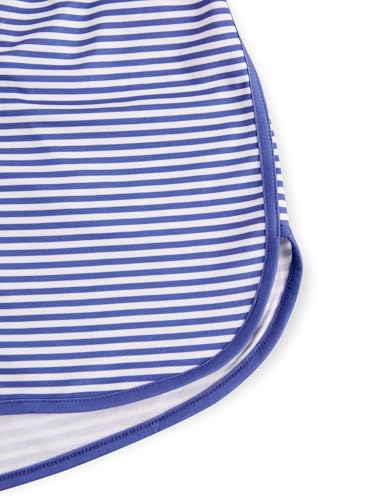 Image of Hilinker Women Striped Pajama Set Short Sleeve Top with Shorts Sleepwear Pjs 2 Piece Lounge Sets