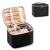 OCHEAL Makeup Bag, Large Capacity Travel Make Up Bag for Cosmetics Vertical Storage,Toiletry Bag for Skincare Makeup Organizer Bag