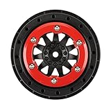 ProLine 274503 Protrac F-11 2.2/3.0 Red-Black Bead Loc Wheels for Pro 2 SC