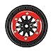 PROLINE 274503 Protrac F-11 2.2/3.0 Red-Black Bead Loc Wheels for Pro 2 SC
