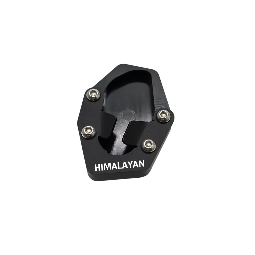 Accessori per moto CNC Cavalletto laterale ingrandito Supporto estensione cavalletto laterale per Himalayan 450 2024 2025 (Nero)