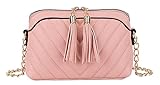 Girly Handbags Femmes Petit sac ˆ bandoulire ˆ pompons en relief pour