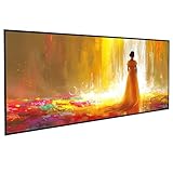Diamond Painting Arte Figurativo Dibujos con Diamantes Vestido Diamond Art DIY Manualidades Adultos, Rhinestone Bordado De Punto De Cruz Art Pintura para Decoración Hogar, Regalo 50x100CM PJY9 R-Q