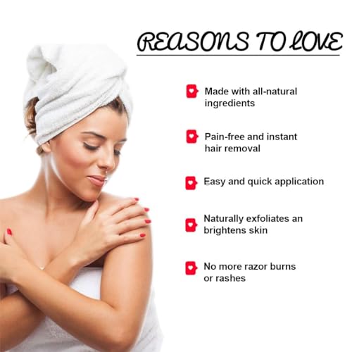 Image of Wax Powder For Women - Haldi Powder For Hair Removal | 5 Min Full Body Wax Powder For Men & Women For All Skin Types | Turmeric Facial Wax, Hair Removal Powder