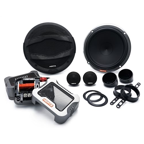 Hertz MPK 165P.3 System głośników samochodowych 2-drożny, 16,5 cm, moc szczytowa 200 W, 100 W RMS, impedancja 3 Ohm, membrana tetolonowa, zwrotnica MPCX 2P.3, kolor czarny