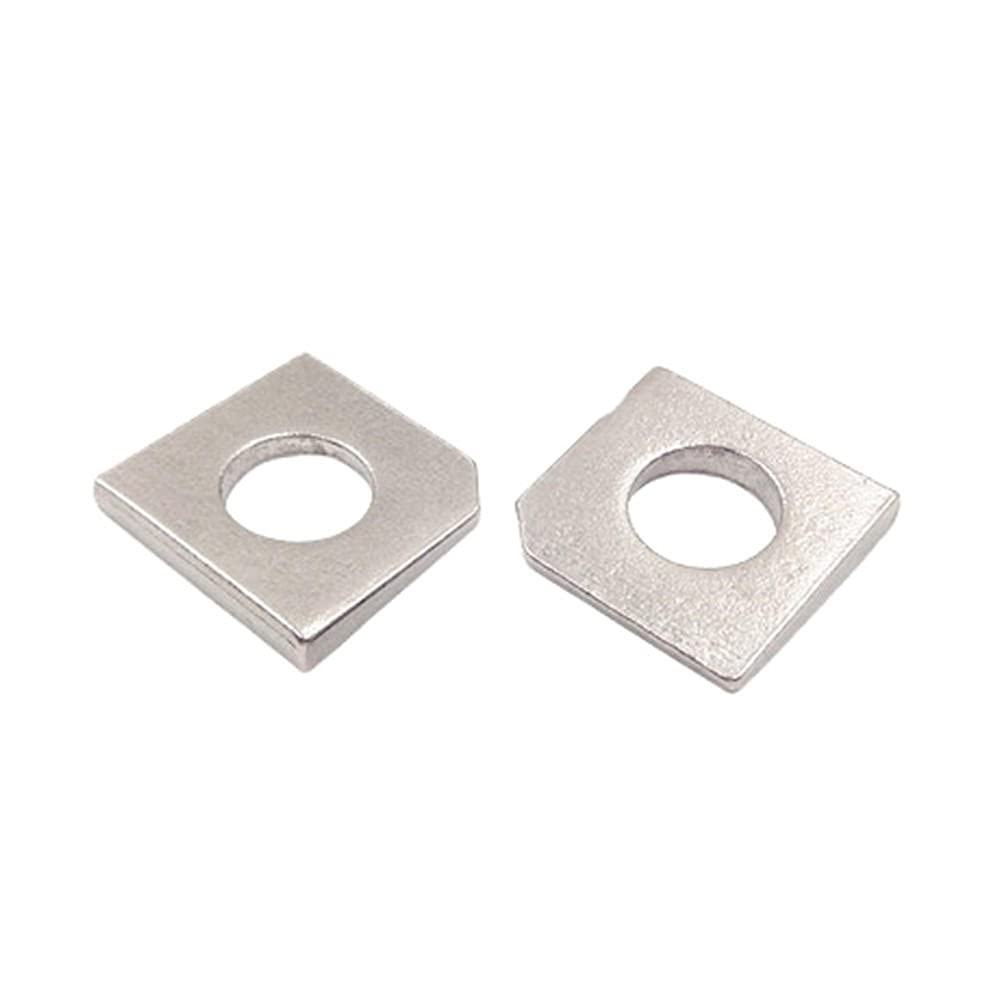 Rondelle quadrate smussate, Rondella conica Quadrata in Acciaio Inossidabile 304, rondella for Acciaio scadente, rondella Piatta in Acciaio I, rondella angolare mancante(M10*20pcs)