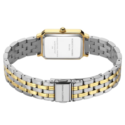 Roberto Marino RM1995 Women’s Luxury Green Dial Wrist Watch – Stainless Steel Quartz, 3 ATM Water Resistant – Chic Vintage Dress Watch for Women - Image 6
