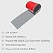 Rubber Bond Garage Wall Protectors - 6x48 Inches Strong Self-Adhesive Rubber Bumper Protectors for Garage Walls - Anti-Scratch and Waterproof Garage Wall Protector for Car Doors (Grey, 1 Pack)