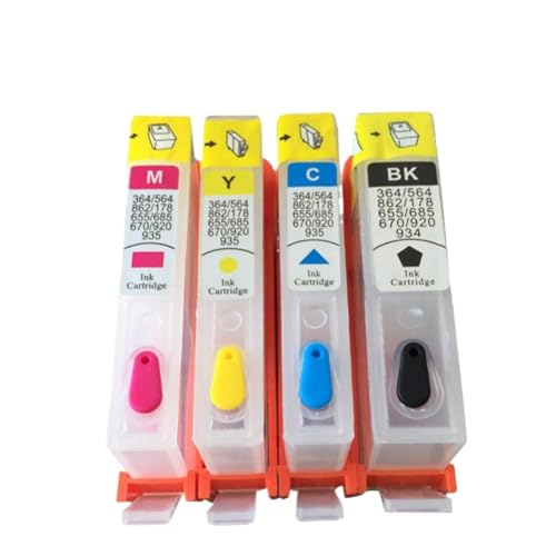 Cartouche 670XL rechargeable vide compatible Deskjet 3525 4615 4625 5525 6525