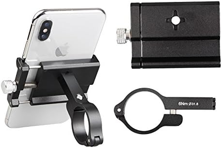Miniatura 3 de GUB PRO1 Soporte universal para teléfono celular de aleación de aluminio para manillar de bicicleta de 3.5-6.2 pulgadas