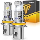 FAHREN Latest & Brightest 9007 led Bulbs, (1200%) 12X Brighter 80,000LM Ultra Brightness HB5 bulbs, 6500K Cool White, IP68 Waterproof, Plug-N-Play, Pack of 2, HID light,1:1 Size Replacement