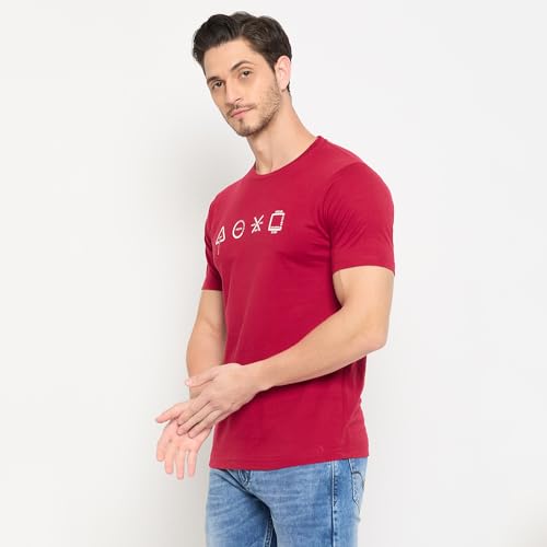 Image of Duke Stardust Men Half Sleeve Round Neck Cotton T-Shirt