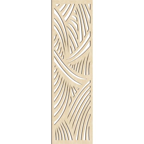 Image of 25 3 /8 inchW x 64 3 /8 inchH x 1 /4 inchT Chester Decorative Fretwork Wood Wall Panels, Birch