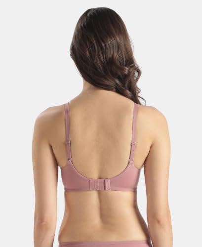Image of Jockey JW11 Women Wirefree Padded Tencel Lyocell Elastane Stretch Full Coverage Multiway T-Shirt Bra with Adjustable Straps