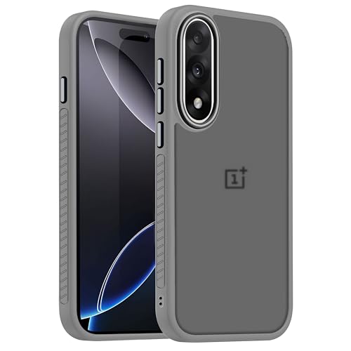 Image of V-TAN Back Cover for Oneplus Nord 5 Compatible Case, Matte Finish Transparent Case, TPU, Camera Protective Shockproof Cover (Grey)