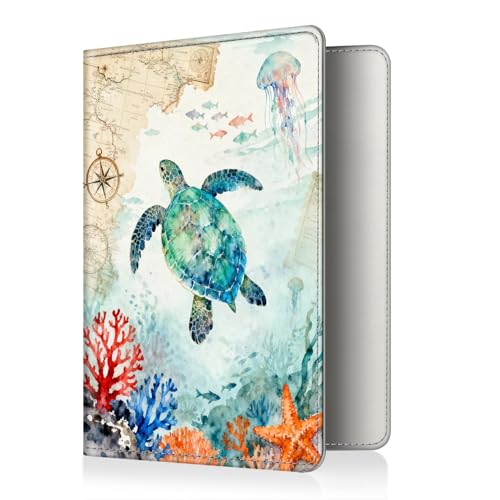 Image of FINTIE Passport Holder, Slim Travel Wallet RFID Blocking Card Case Cover Passport Cover Protector Essentials with Credit Card Slots for Women /Men | Slim