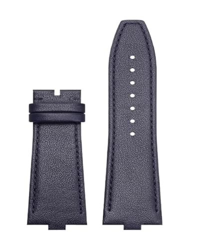 Bracelet montre cuir grain lisse pour Vacheron Constantin 4500V