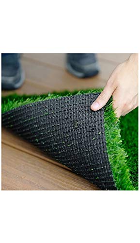 Image of COMFY HOME Home High Density Artificial Grass Door Mat (2 x 4 feet) - Green, 1 Piece