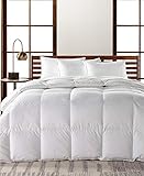 Hotel Collection European White Goose Down Lightweight Full Queen Comforter, Hypoallergenic UltraClean Down