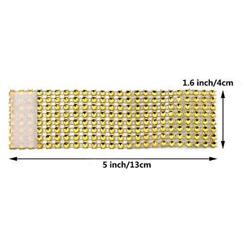 Kposiya Napkin Rings, Pack Of 120 Rhinestone Napkin Rings Diamond Adornment For Place Settings, Wedding Receptions, Dinner Or Holiday Parties, Family Gatherings (120, Gold) #TOP3