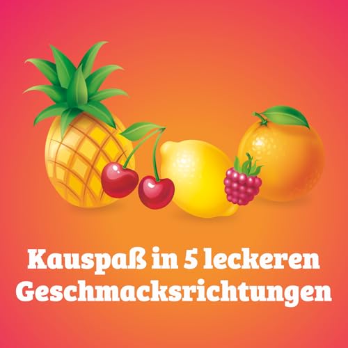 Kaufrüchtchen – 1 x 425g – Kaubonbons in fünf fruchtigen Geschmacksrichtungen