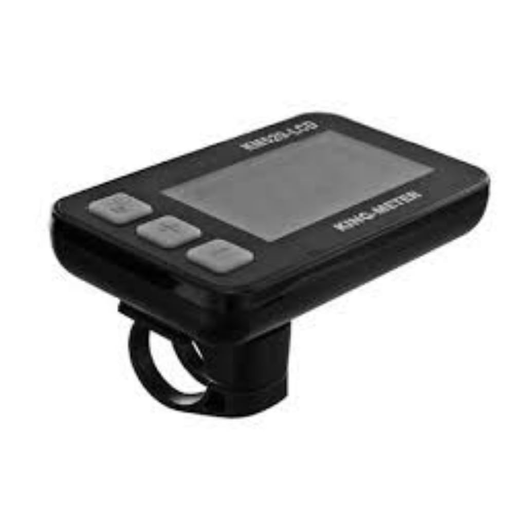 Écran LCD NULKOMMA pour vélos électriques KM529 : Compteur de Vitesse et écran pour vélo électrique 36 V / 48 V avec connecteur mâle étanche à 5 Broches et Panneau de Commande pour vélo électrique