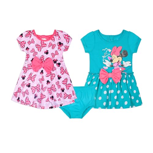 Image of Disney Baby-Girls Minnie Mouse Rock The Dots Dresses (Pack of 2)