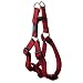 Rogz Utility Large 3/4-Inch Reflective Fanbelt Adjustable Dog Step-in-Harness, Red