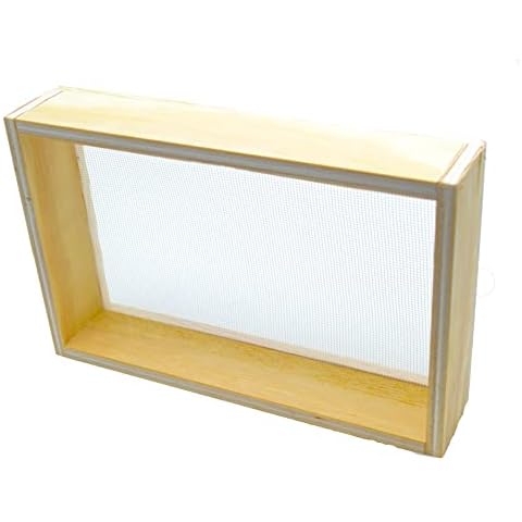 Peneira, Sieves, Size, Wooden Sieve 25 cm x 16 cm Filter Cover