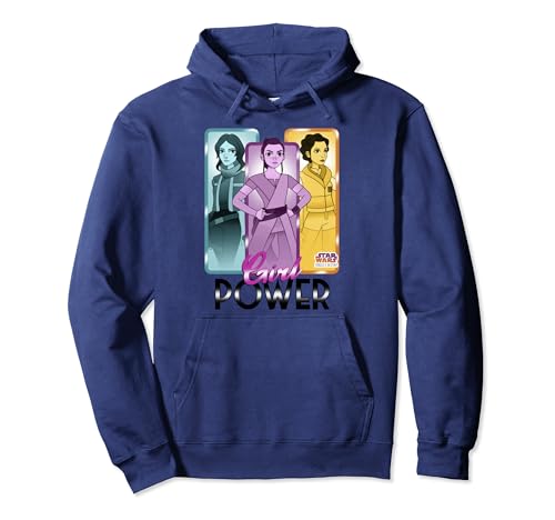 Sweat à capuche Star Wars Forces of Destiny pour fille imprimé Rey Leia Jyn