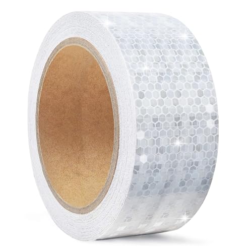 Nastro Adesivo Riflettente Di Sicurezza 3M, Pellicola Autoadesiva In Rotolo Colore Bianco B02984~p148154538 - Foto 8