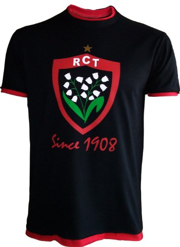 RUGBY CLUB TOULONNAIS T-Shirt RCT Toulon - Collection Officielle Top 14 - Taille Enfant garçon 8 Ans