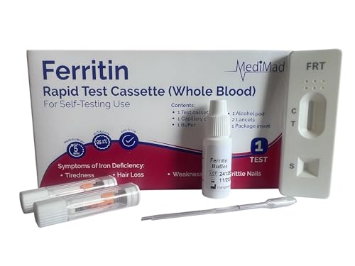 Iron Deficiency Test Kit Ferritin Self Testing Blood Anaemia Test