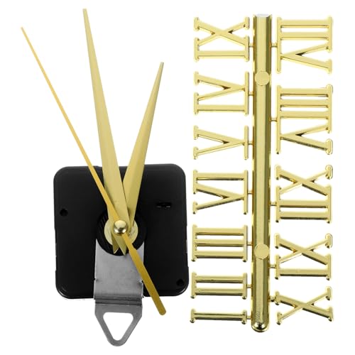 DONFAMDS 時計ムーブメントキット ローマ字掛け時計用 静音英クロック機構 高精管理 シンプルスル