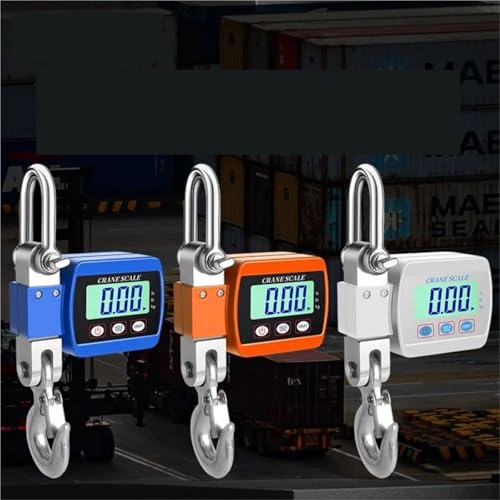 Portable Handheld Digital Hook Scale - 500kg Capacity, LCD Display, Unit Conversion Function, Ideal for Fishing, Luggage, and Weight Measurement