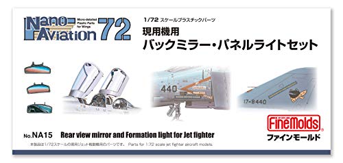 Moules fines NA15 rétroviseur 1/72 et lumière formation jets